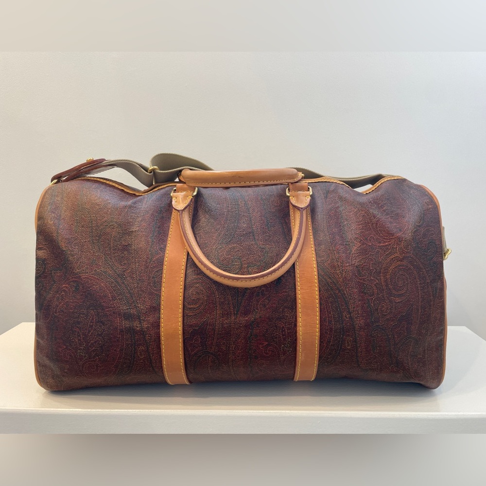 Etro Milano Paisley duffle bag authenticated twice